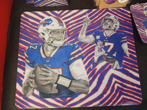 Josh Allen Artwork Zubaz Mouse Pad