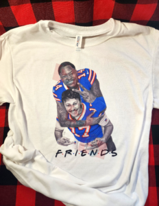 Allen and Diggs Friends Artwork tshirt