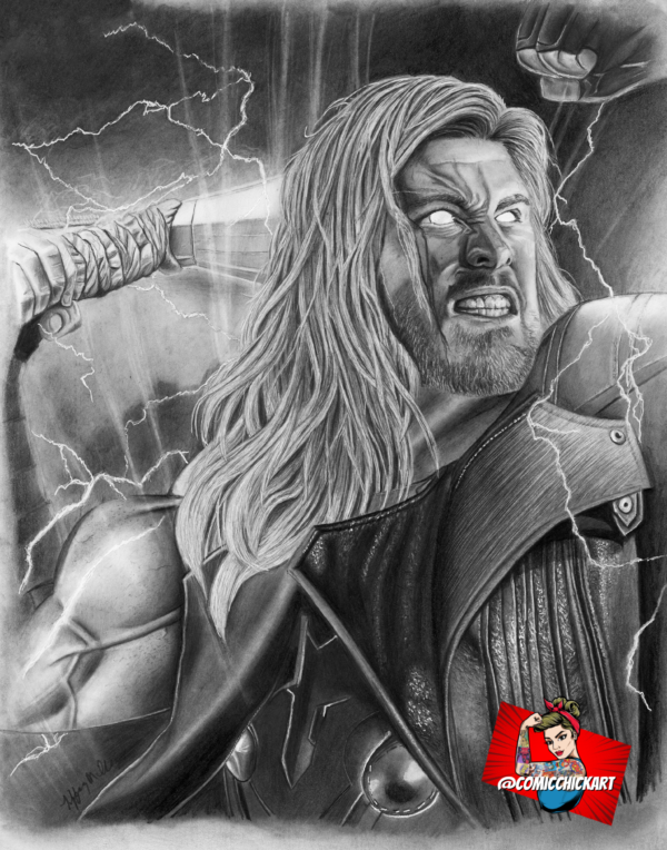 Thor Portrait Artwork 11x14 Print