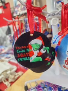 Grinch Artwork MDF Ornament