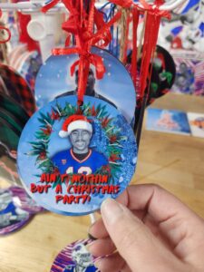 Tupac Christmas Ornament 