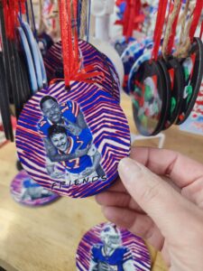 Friends Allen and Diggs Artwork Zubaz MDF Ornament