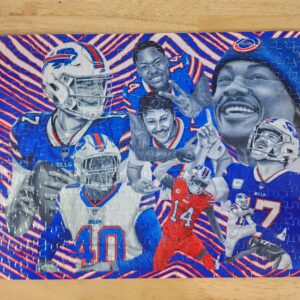 Buffalo Players Artwork Collage Puzzle 300 Pieces 15.6x10.5