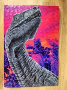 Jurassic Park Raptor Artwork Puzzle 300 piece (15.6×10.5)